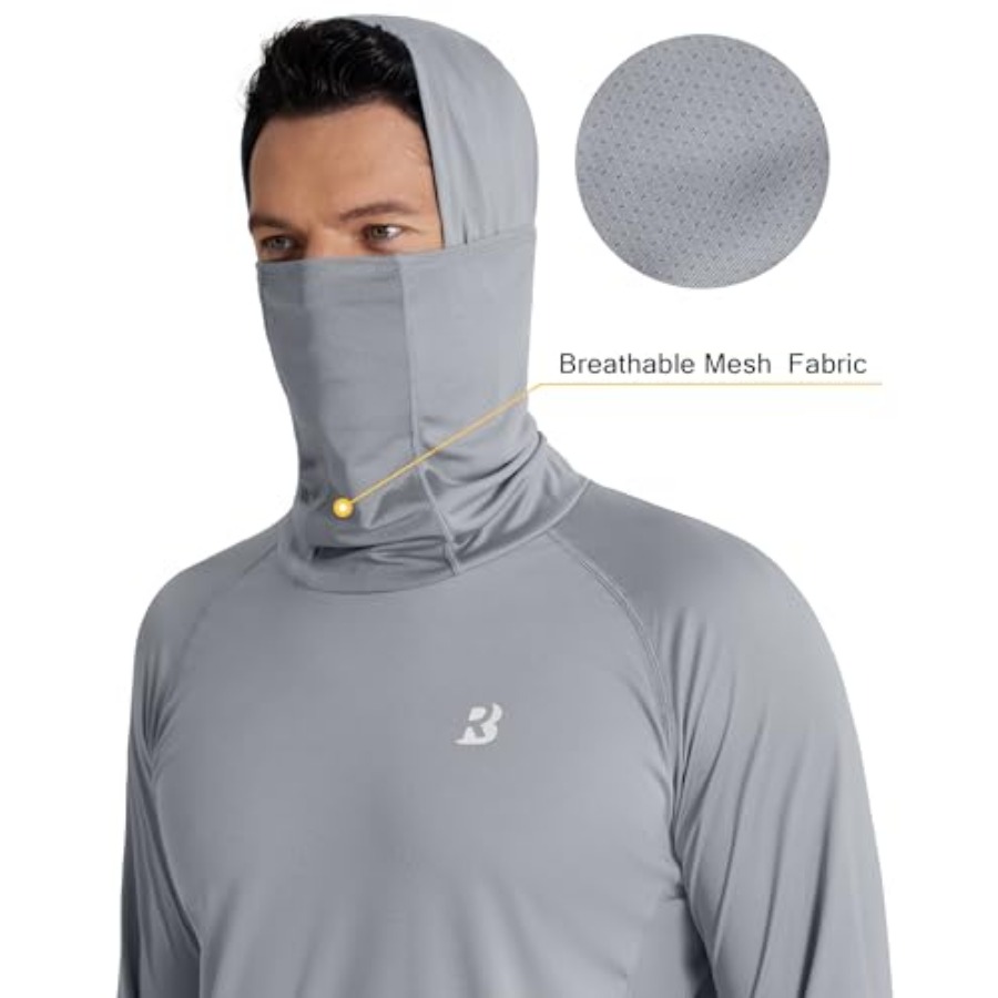 Roadbox UPF 50+ Men's Hooded F - Fishing Shirt Uv Protection recensione e prezzo