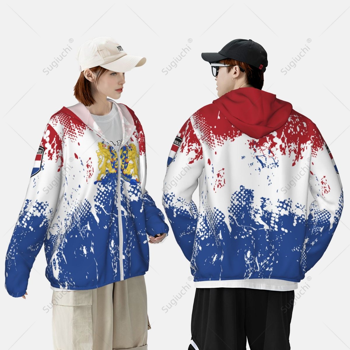 Netherlands Flag Sun Protectio - Fishing Hoodie recensione e prezzo