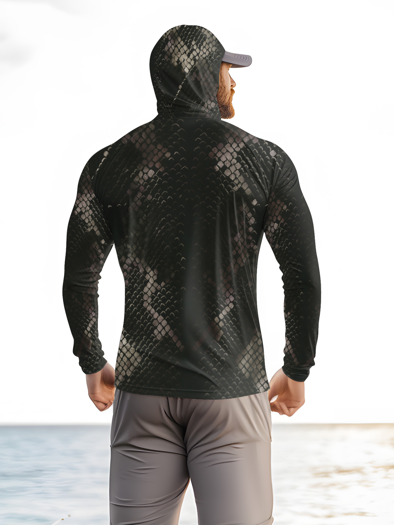 Men's Fishing Hooded Long-Slee - Fishing Shirt Uv Protection recensione e prezzo