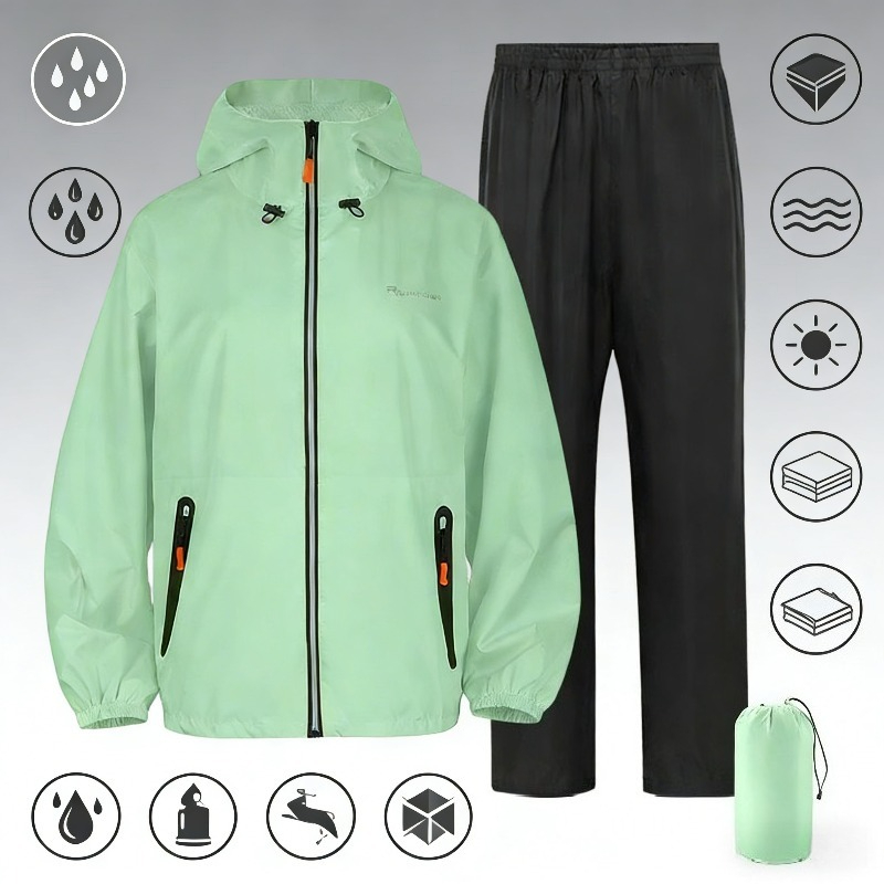 Waterproof Rain Suit Set Full  - Fishing Rain Suit recensione e prezzo