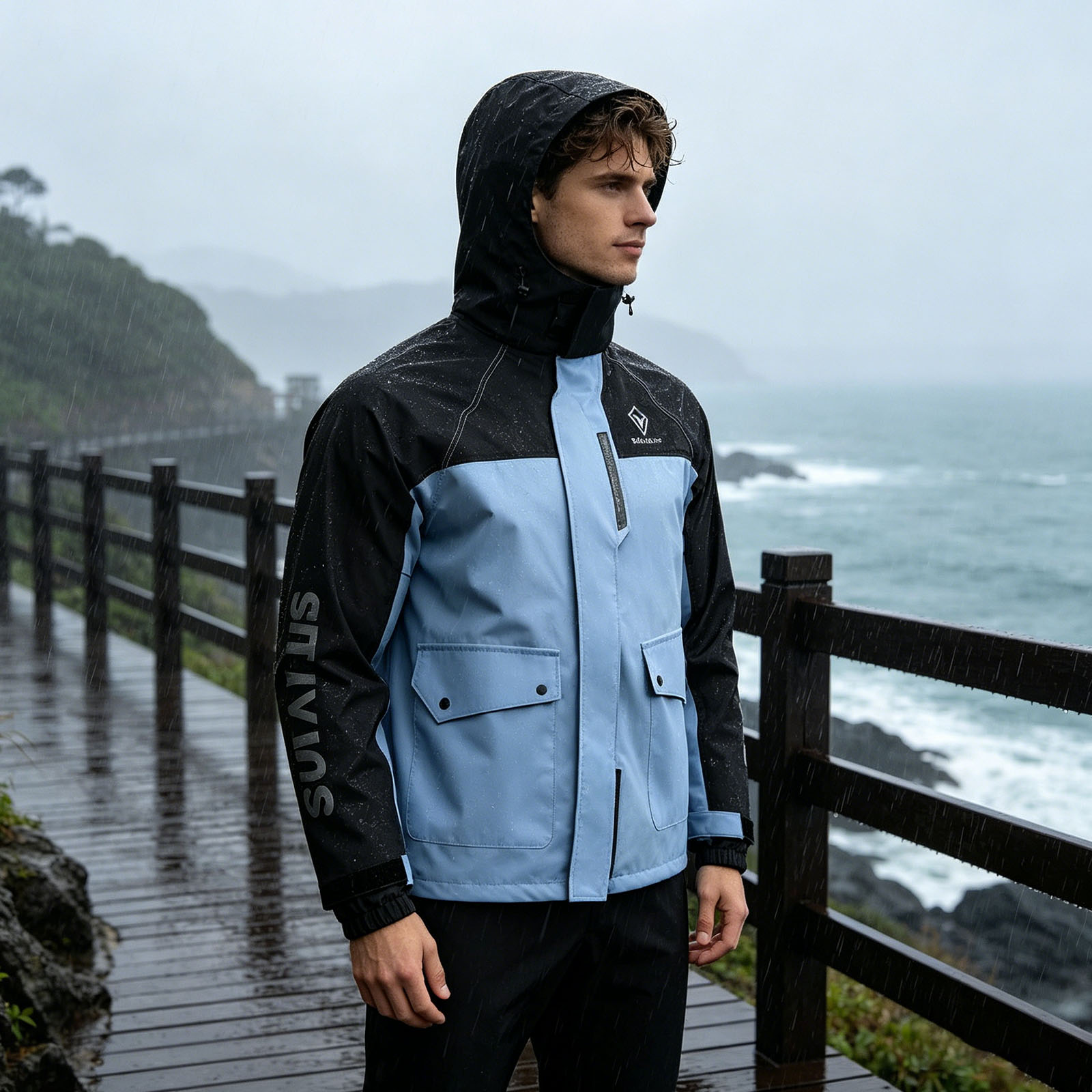 Motorcycle Rain Suit for Men & - Fishing Jacket Waterproof recensione e prezzo