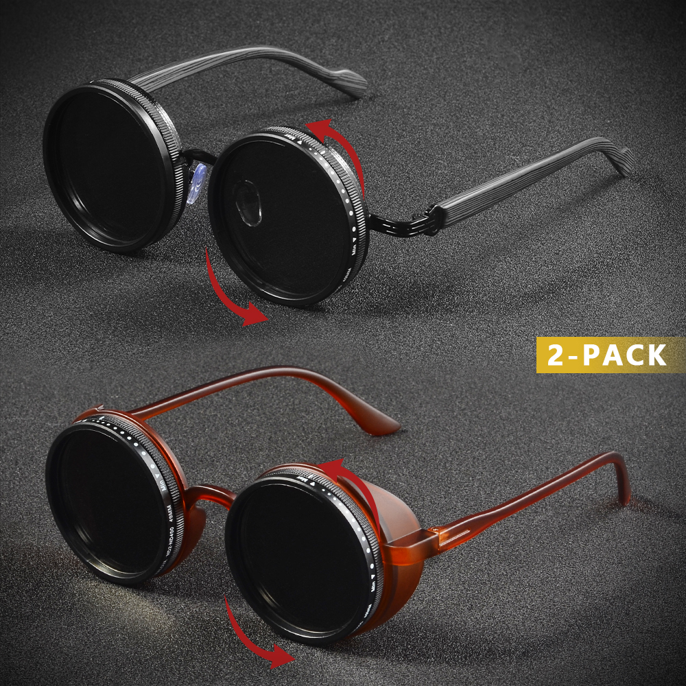 CRIXALIS 2Pcs Polarized Steam  - Fishing Sunglasses Polarized recensione e prezzo