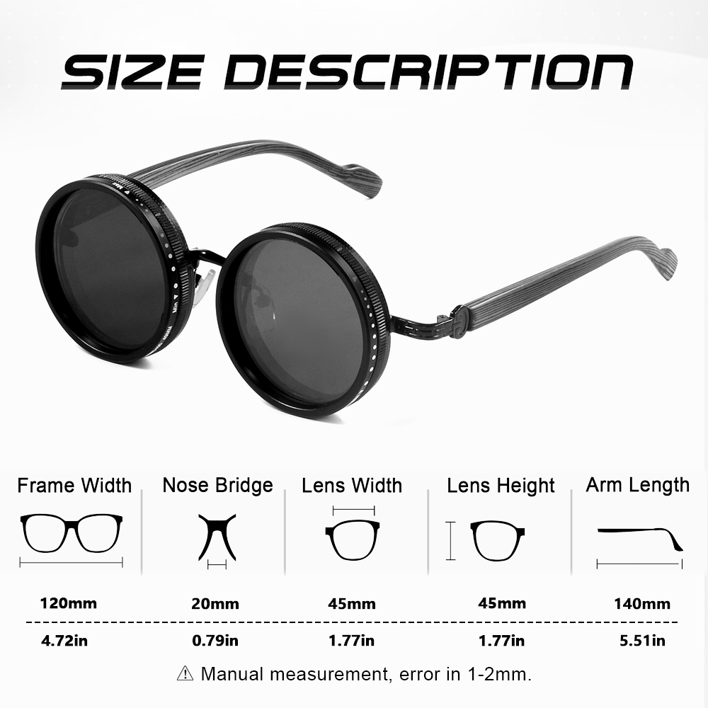 CRIXALIS 2Pcs Polarized Steam  - Fishing Sunglasses Polarized recensione e prezzo