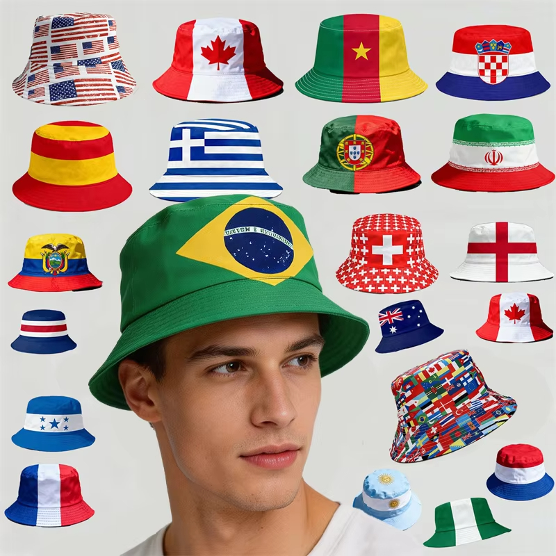 Printed National Flag Bucket H - Fishing Hat recensione e prezzo
