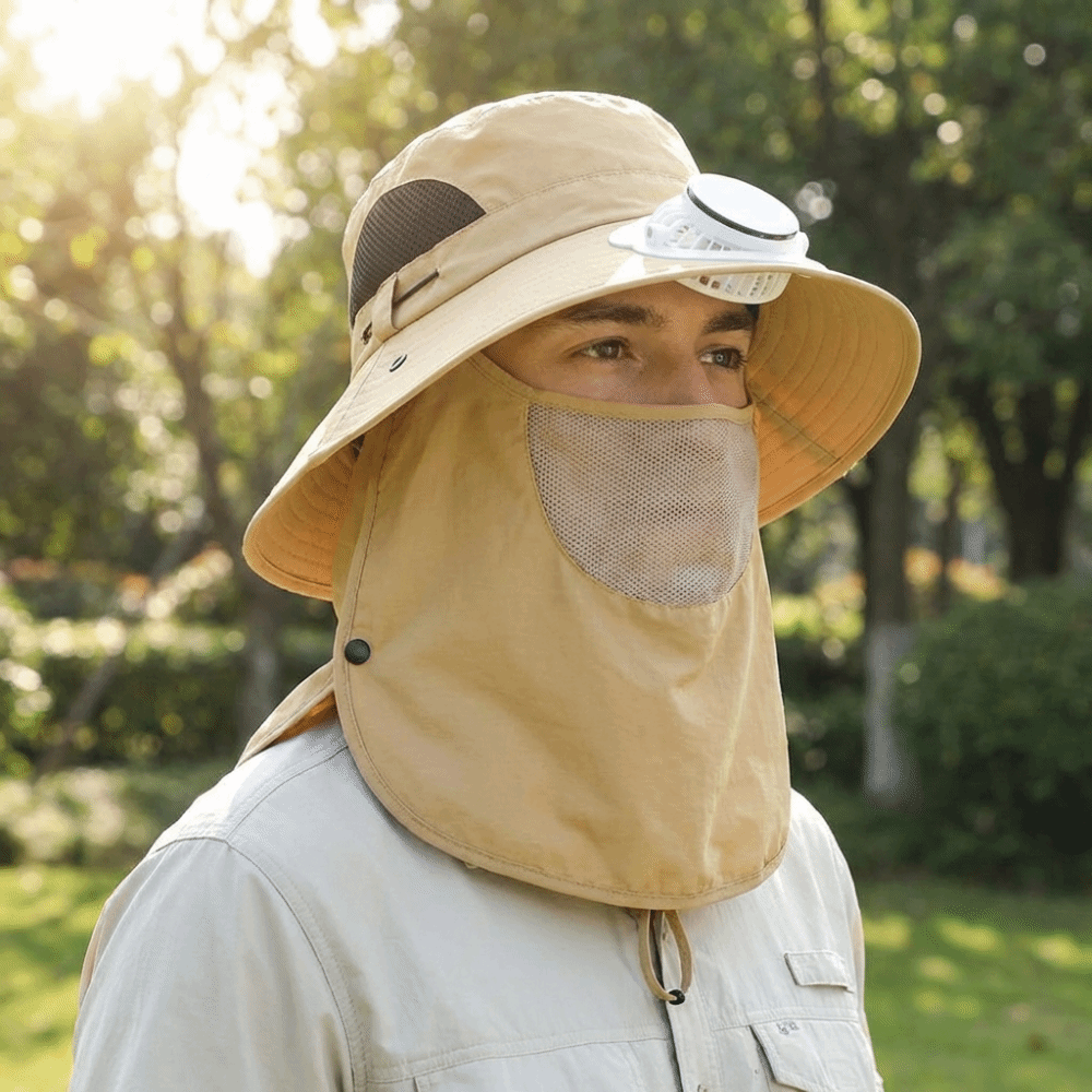 Portable Solar Rechargeable Fa - Fishing Hat recensione e prezzo