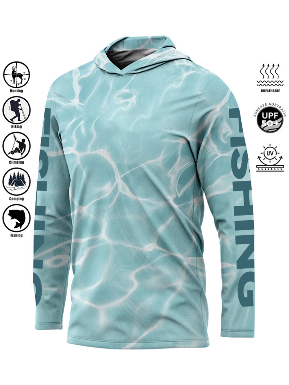 MALFC Hood Fishing Shirt Fishi - Fishing Shirt Uv Protection recensione e prezzo