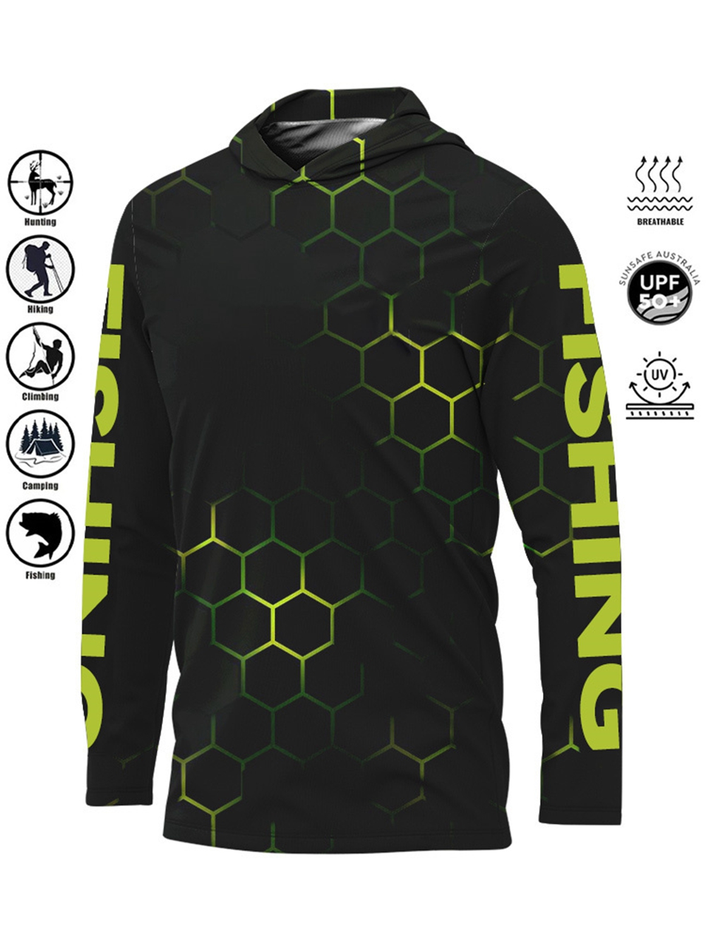MALFC Hood Fishing Shirt Fishi - Fishing Shirt Uv Protection recensione e prezzo