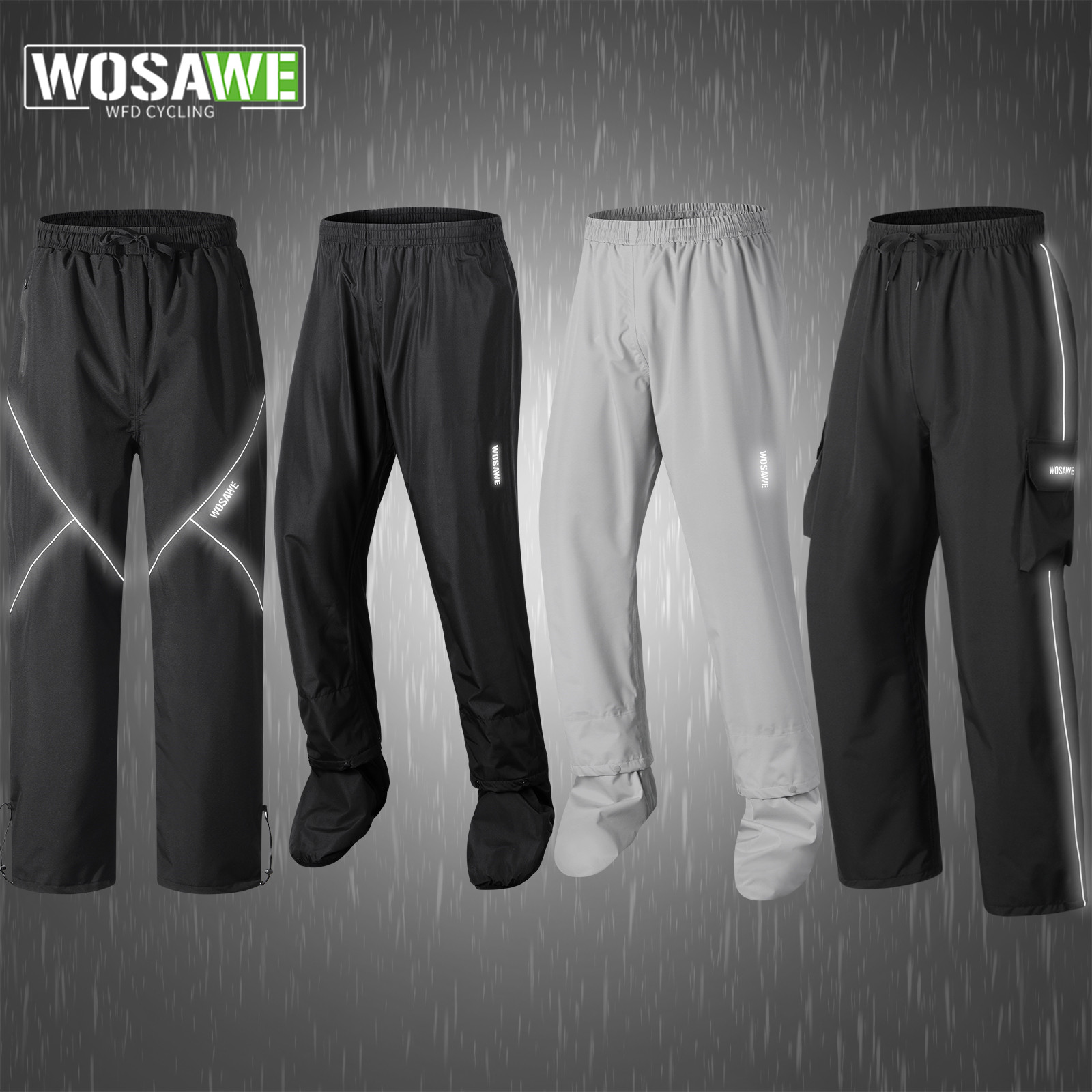 WOSAWE Cycling Rain Pants Wate - Fishing Rain Suit recensione e prezzo