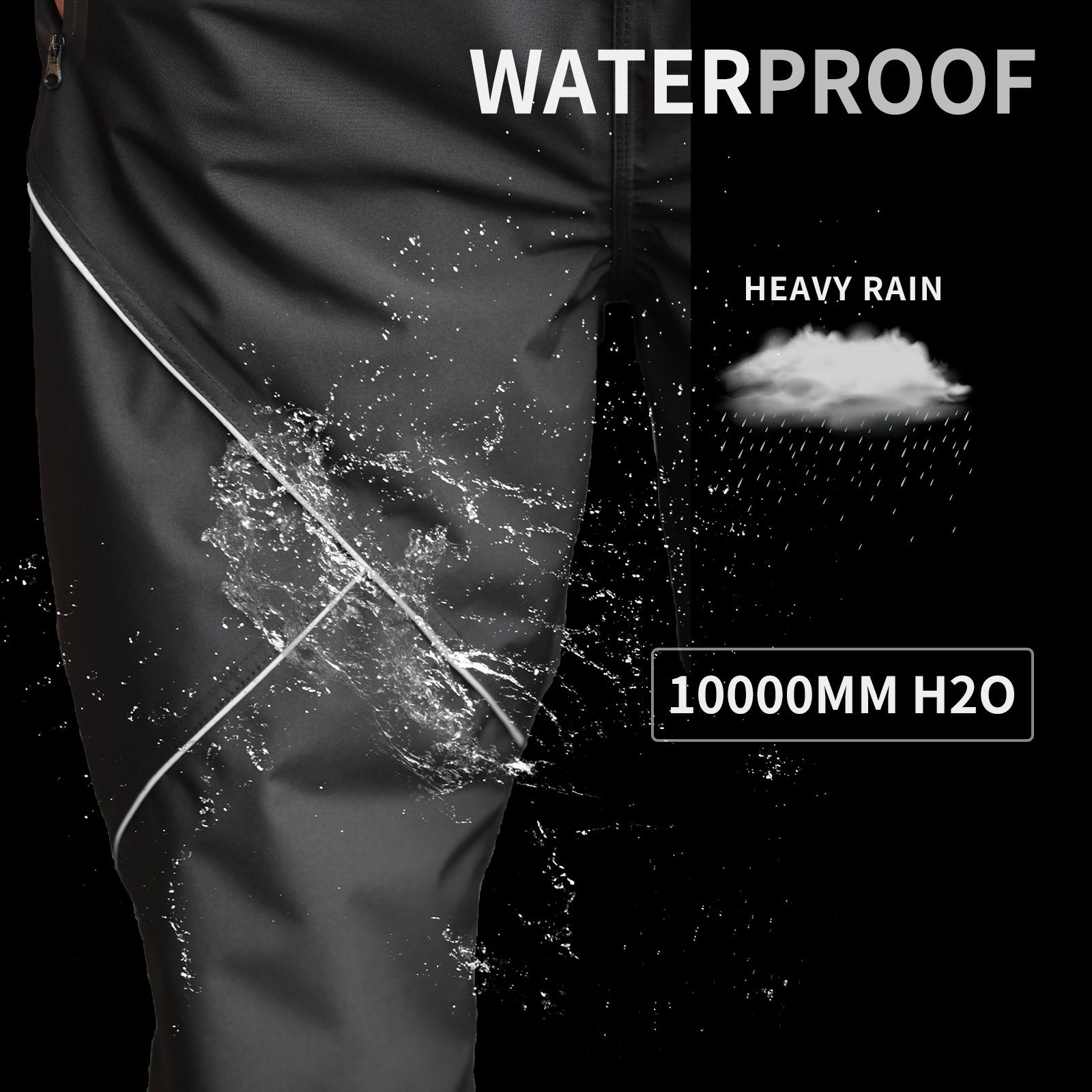 WOSAWE Cycling Rain Pants Wate - Fishing Rain Suit recensione e prezzo